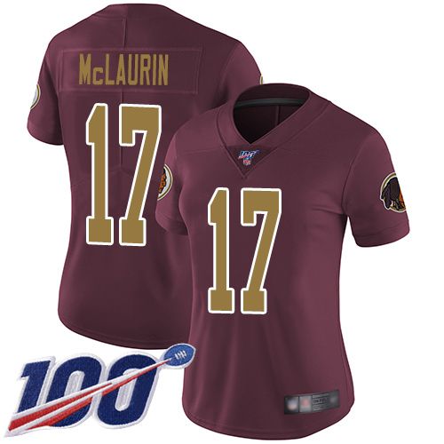 Washington Redskins Limited Burgundy Red Women Terry McLaurin Alternate Jersey NFL Football 17